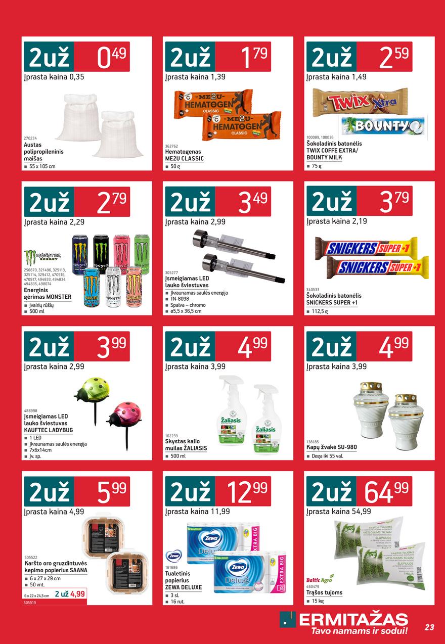 Ermitažas leidinys akcijos nuo 
  2026-05-04 iki 
  2026-05-31 | Leidinukas.lt puslapis 23