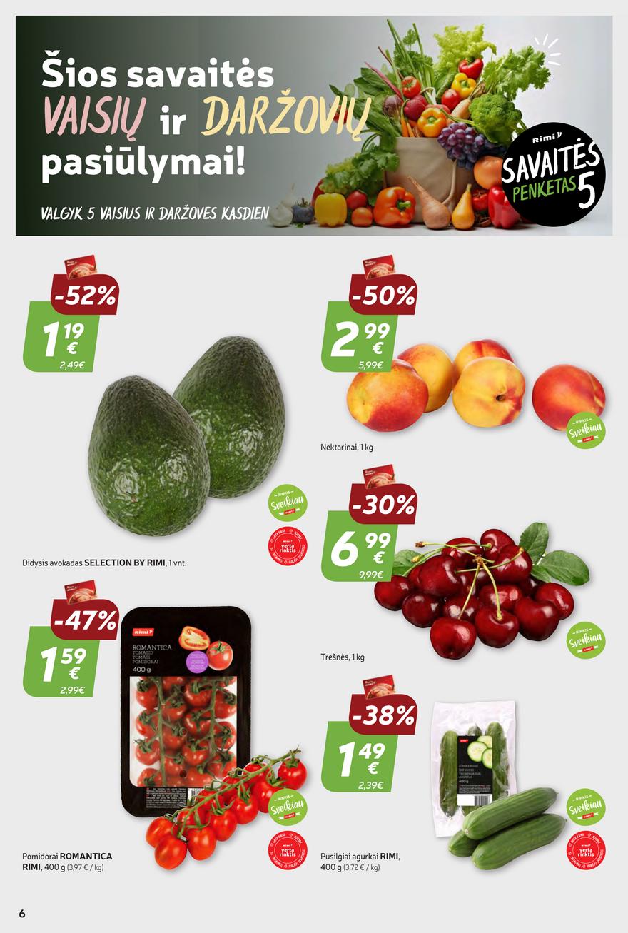 Rimi savaitinis leidinys akcijos nuo 
  2024-05-21 iki 
  2024-05-27 | Leidinukas.lt puslapis 6