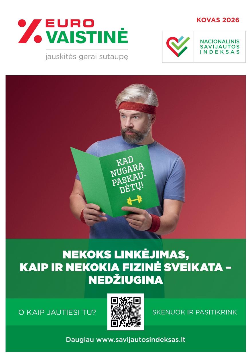 Euro vaistinė katalogas akcijos nuo 
  2026-03-01 iki 
  2026-03-31 | Leidinukas.lt puslapis 1