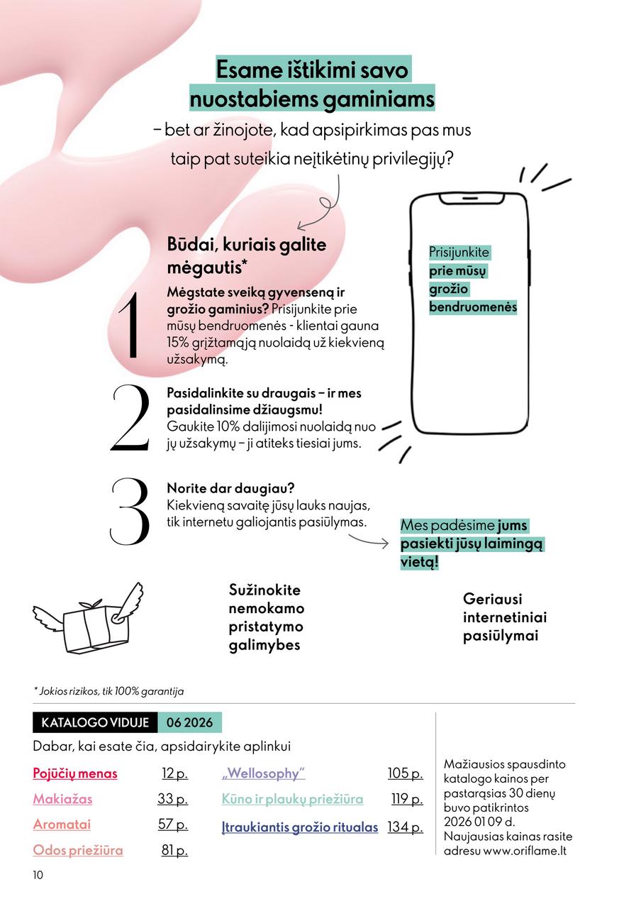 Oriflame katalogas akcijos nuo 
  2026-04-22 iki 
  2026-05-12 | Leidinukas.lt puslapis 10