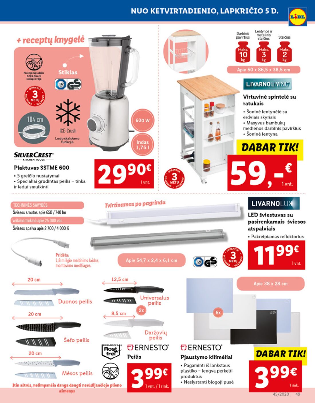 Lidl savaitinis leidinys akcijos nuo 
  2020-11-02 iki 
  2020-11-08 | Leidinukas.lt puslapis 49