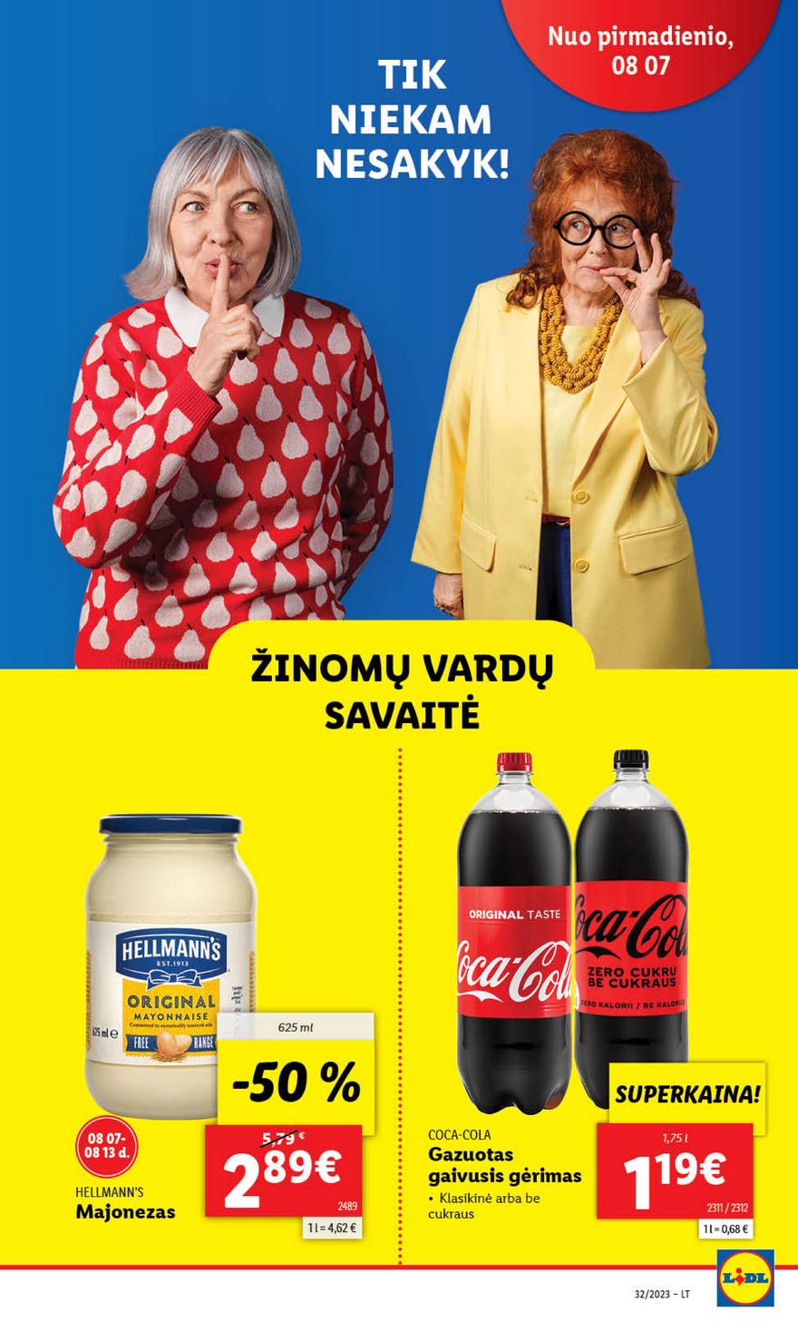 Lidl pasiūlymai akcijos nuo 
  2023-08-07 iki 
  2023-08-13 | Leidinukas.lt puslapis 8