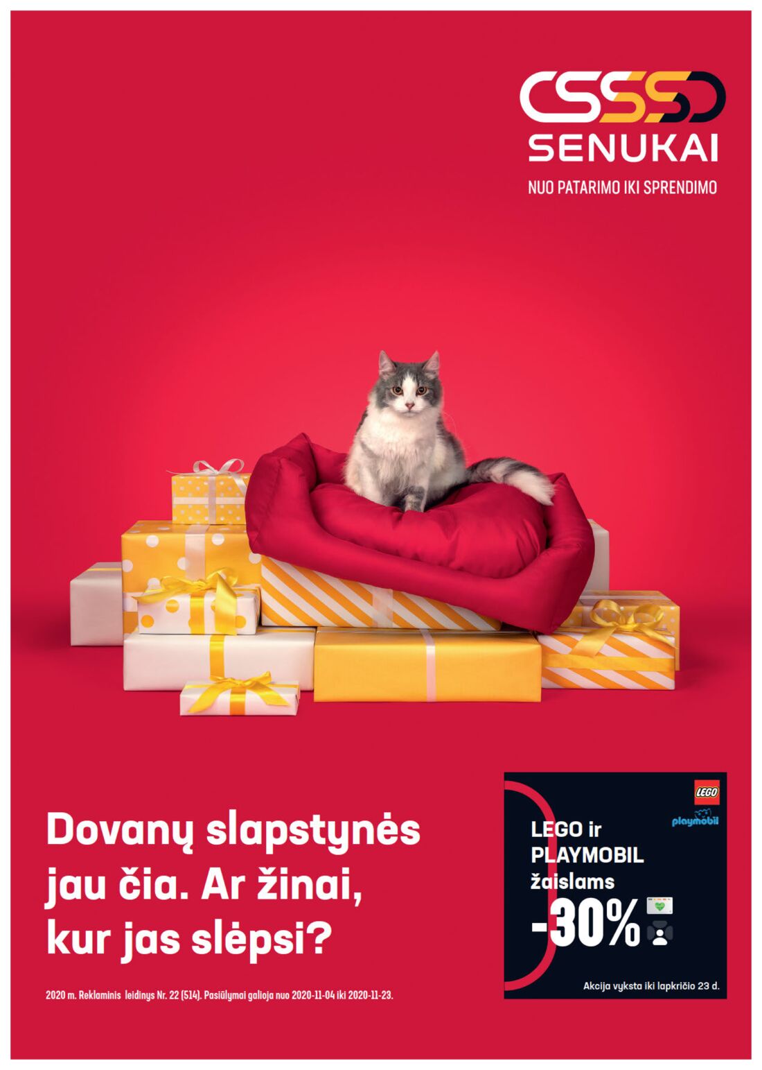 Senukai reklaminis leidinys akcijos nuo 
  2020-11-04 iki 
  2020-11-23 | Leidinukas.lt puslapis 1