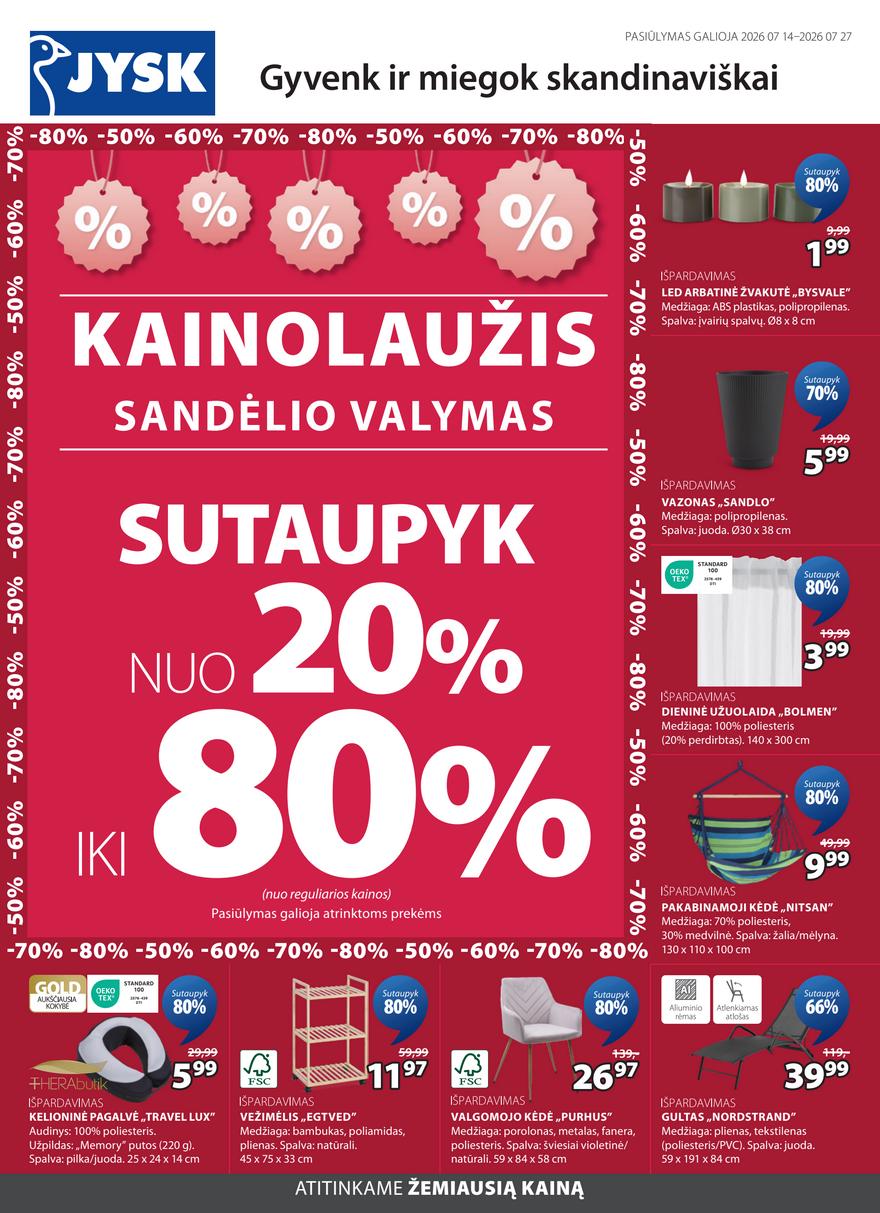 Jysk leidinys akcijos nuo 
  2026-07-14 iki 
  2026-07-27 | Leidinukas.lt puslapis 1