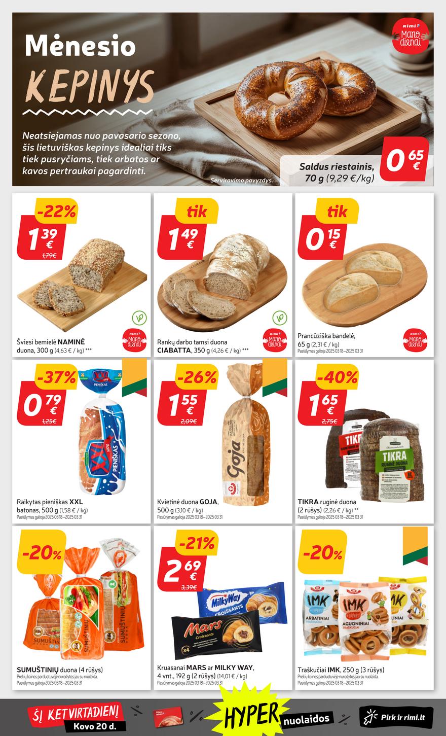 Rimi savaitinis leidinys 12 akcijos nuo 
  2025-03-18 iki 
  2025-03-24 | Leidinukas.lt puslapis 14