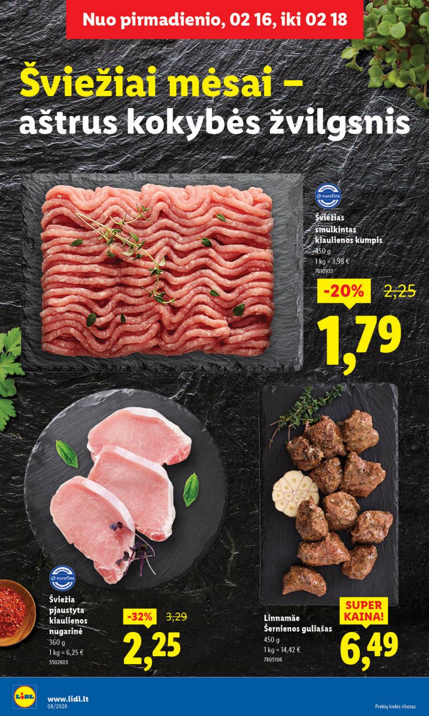 Lidl leidinys akcijos nuo 
  2026-02-16 iki 
  2026-02-22 | Leidinukas.lt puslapis 8