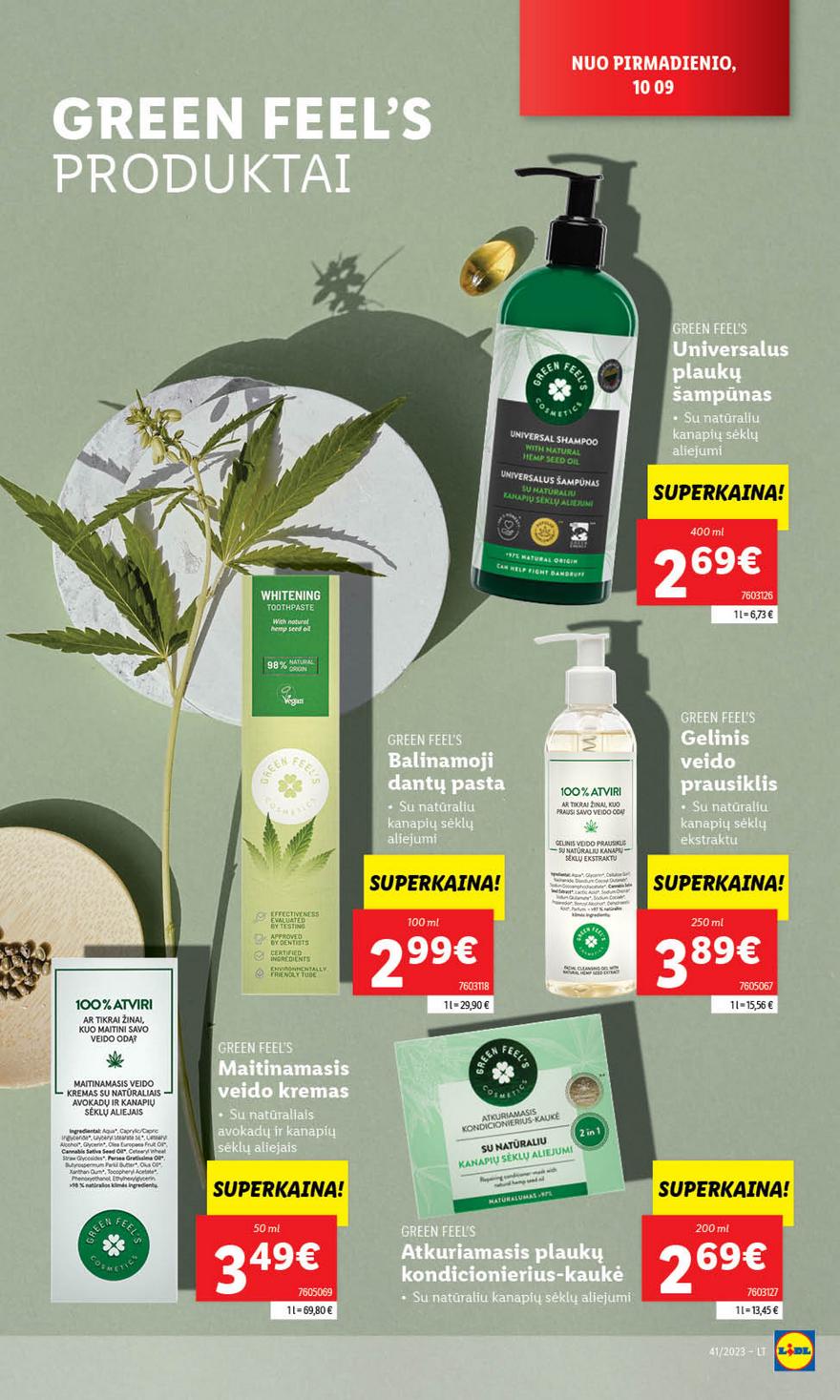 Lidl pasiūlymai akcijos nuo 
  2023-10-09 iki 
  2023-10-15 | Leidinukas.lt puslapis 45