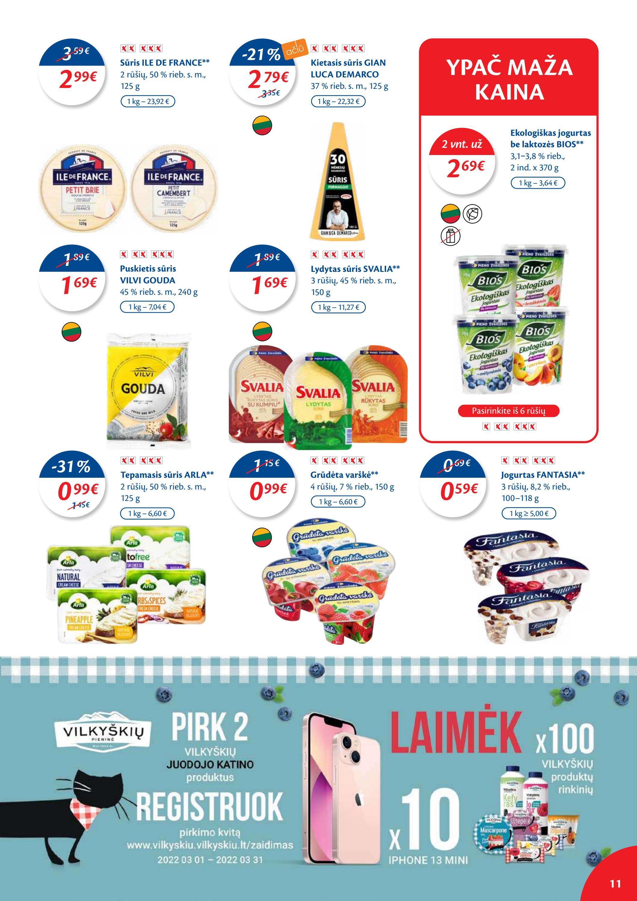 Maxima kaininis leidinys akcijos nuo 
  2022-03-22 iki 
  2022-03-28 | Leidinukas.lt puslapis 11