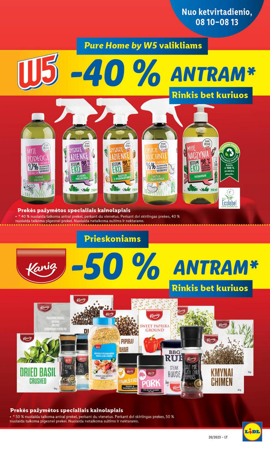 Lidl pasiūlymai akcijos nuo 
  2023-08-07 iki 
  2023-08-13 | Leidinukas.lt puslapis 23