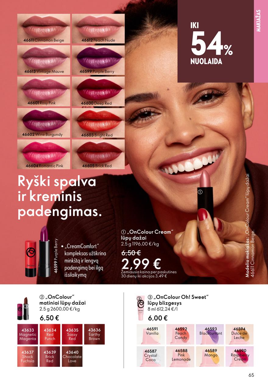 Oriflame katalogas akcijos nuo 
  2025-09-14 iki 
  2025-10-07 | Leidinukas.lt puslapis 65