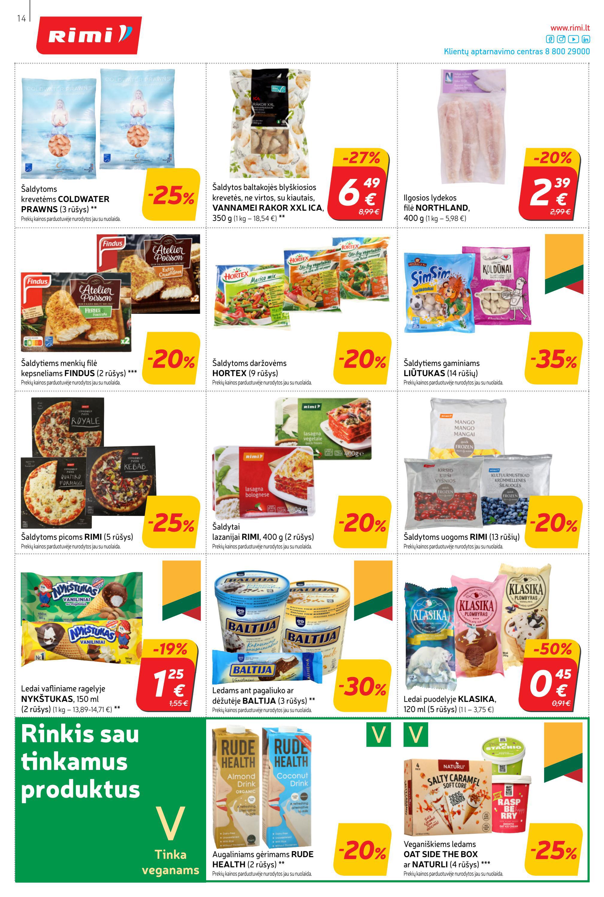 Rimi savaitinis leidinys akcijos nuo 
  2022-04-26 iki 
  2022-05-02 | Leidinukas.lt puslapis 14