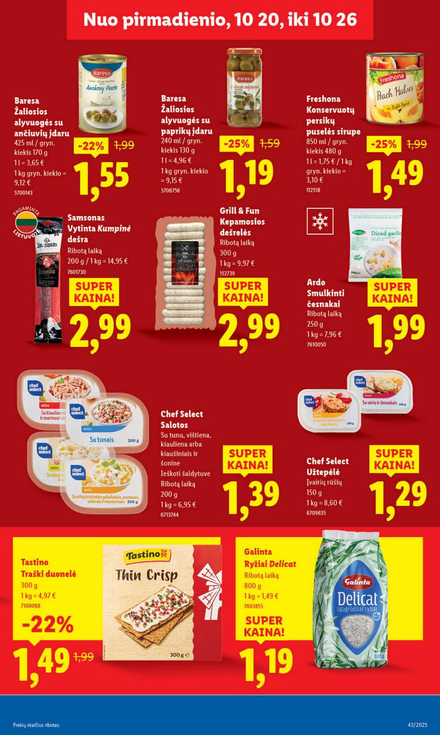 Lidl leidinys naujas akcijos nuo 
  2025-10-20 iki 
  2025-10-26 | Leidinukas.lt puslapis 43