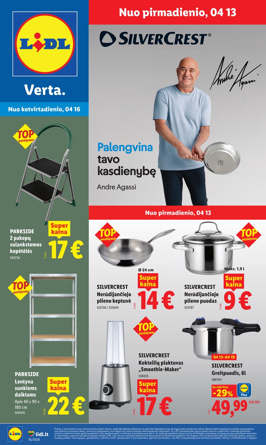 Lidl leidinys akcijos nuo 
  2026-04-13 iki 
  2026-04-19 | Leidinukas.lt puslapis 1