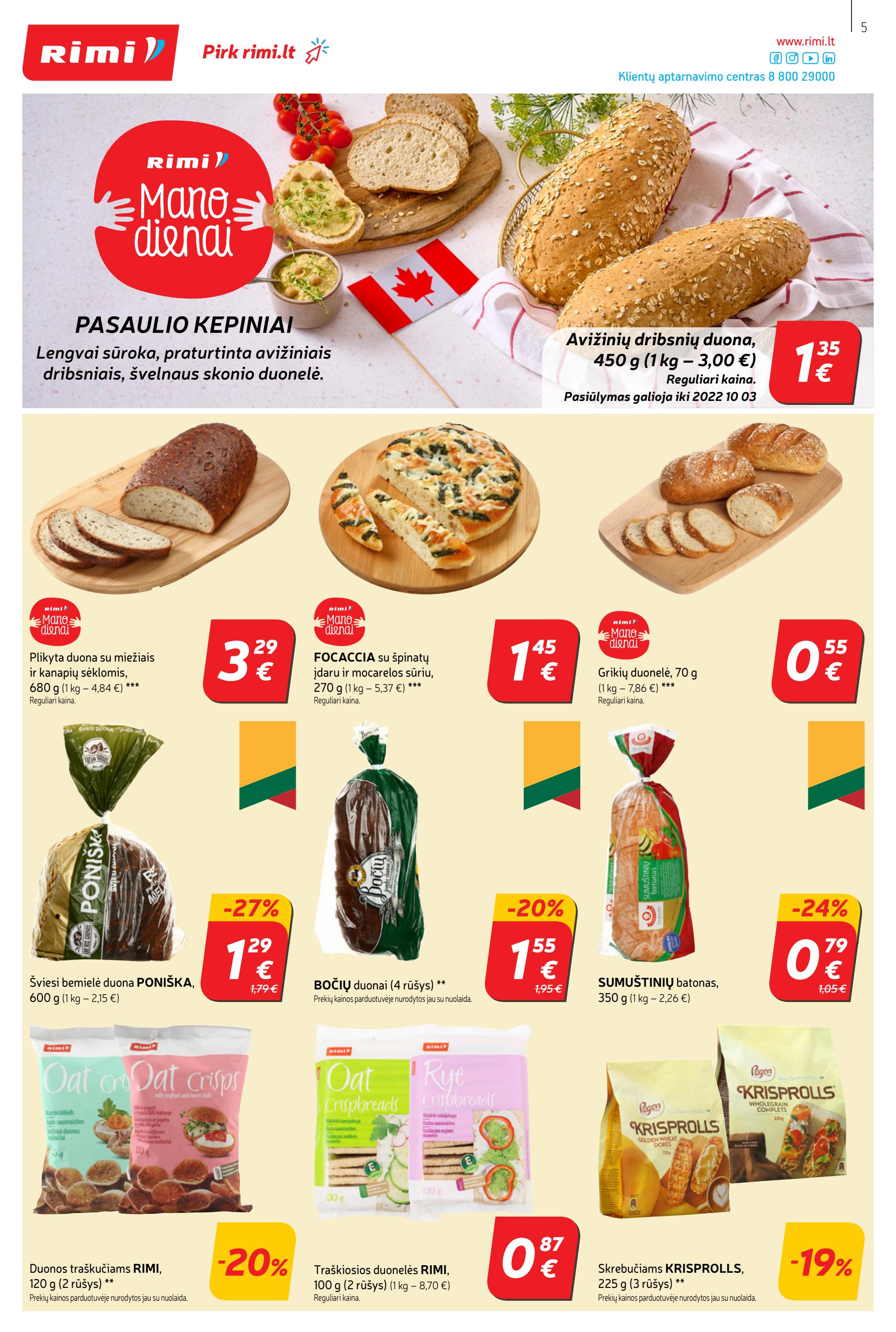 Rimi savaitinis leidinys akcijos nuo 
  2022-09-27 iki 
  2022-10-03 | Leidinukas.lt puslapis 5