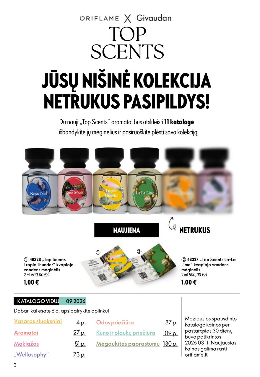 Oriflame katalogas akcijos nuo 
  2026-06-24 iki 
  2026-07-14 | Leidinukas.lt puslapis 2
