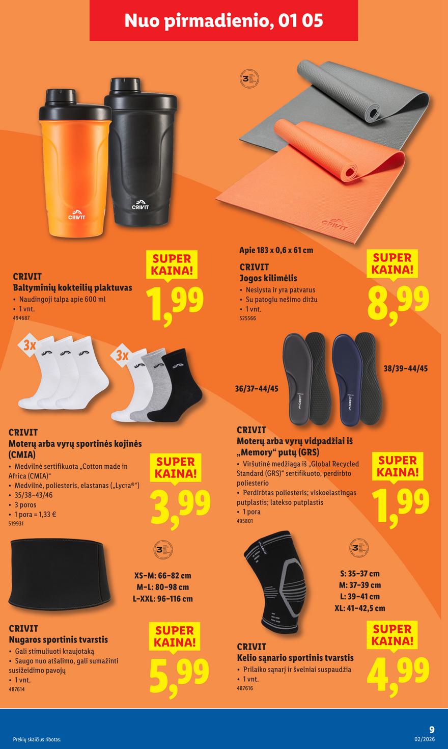 Lidl leidinys akcijos nuo 
  2026-01-05 iki 
  2026-01-11 | Leidinukas.lt puslapis 9