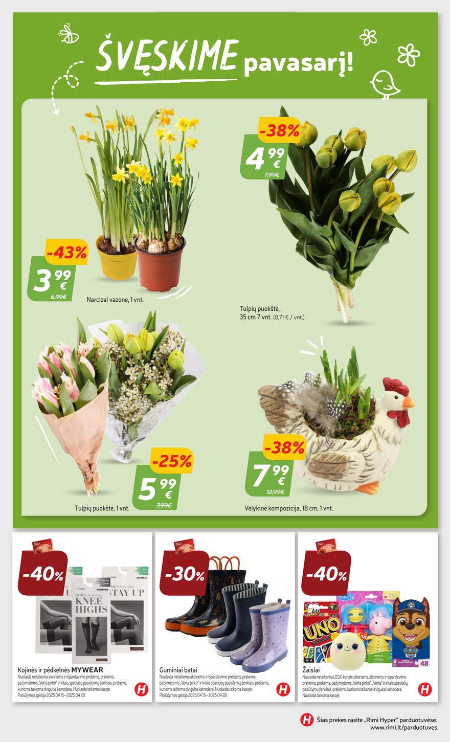 Rimi savaitinis leidinys 16 akcijos nuo 
  2025-04-15 iki 
  2025-04-21 | Leidinukas.lt puslapis 36