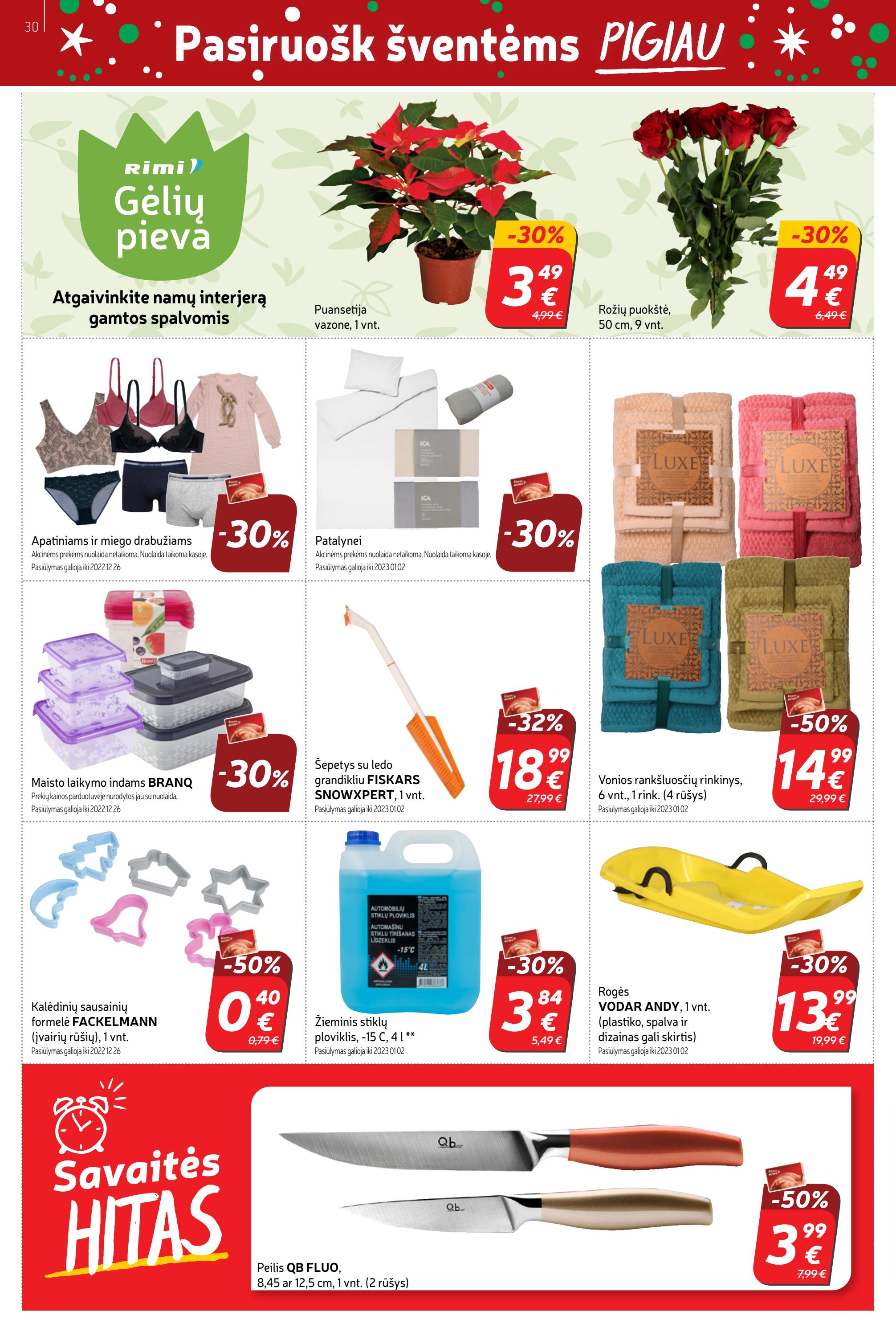Rimi savaitinis leidinys akcijos nuo 
  2022-12-13 iki 
  2022-12-19 | Leidinukas.lt puslapis 30