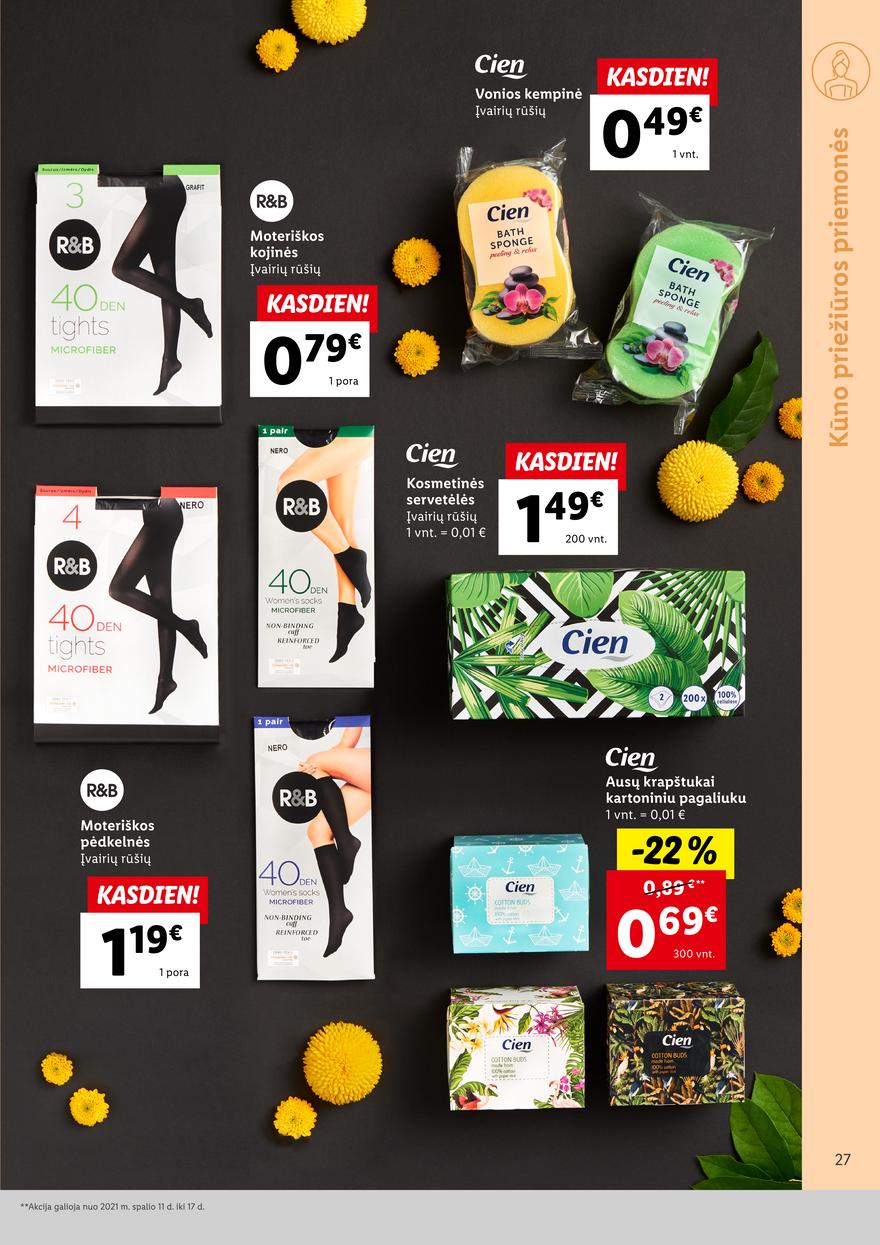 Lidl pasiūlymai akcijos nuo 
  2021-10-11 iki 
  2021-10-24 | Leidinukas.lt puslapis 27