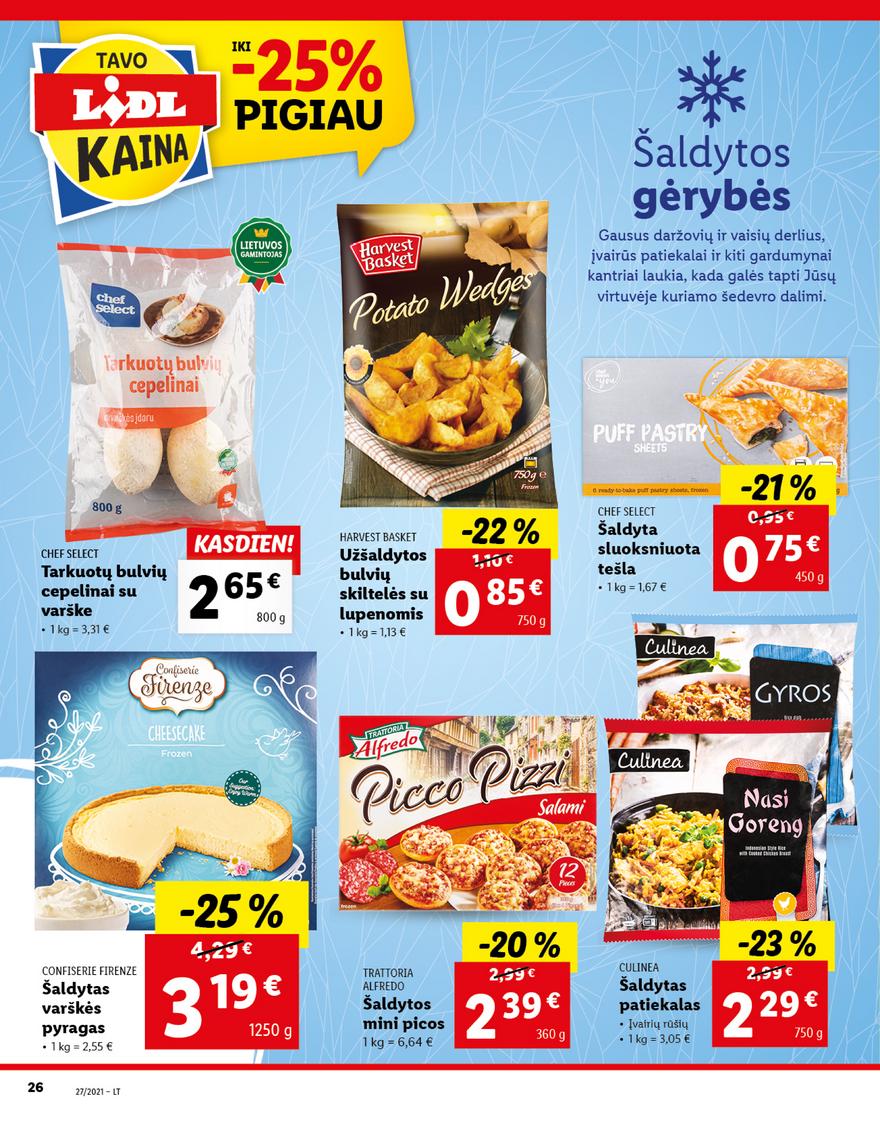 Lidl maisto prekių pasiūlymai akcijos nuo 
  2021-07-05 iki 
  2021-07-11 | Leidinukas.lt puslapis 26