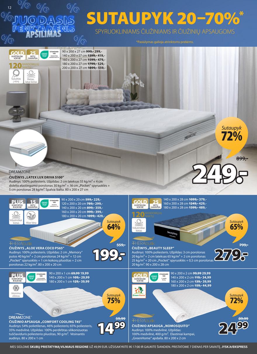 Jysk leidinys akcijos nuo 
  2025-11-04 iki 
  2025-11-17 | Leidinukas.lt puslapis 12