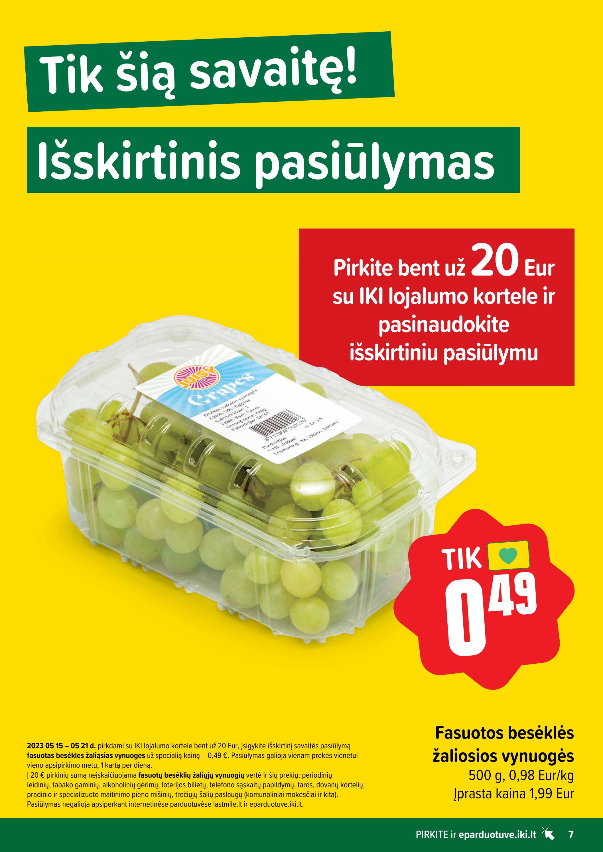 Iki savaitės leidinys akcijos nuo 
  2023-05-15 iki 
  2023-05-21 | Leidinukas.lt puslapis 7