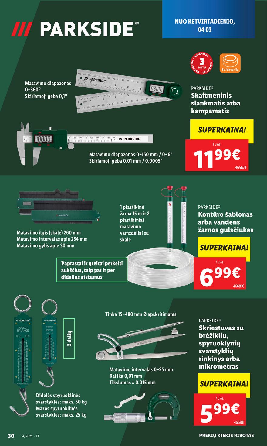 Lidl ne maisto leidinys akcijos nuo 
  2025-03-31 iki 
  2025-04-06 | Leidinukas.lt puslapis 30