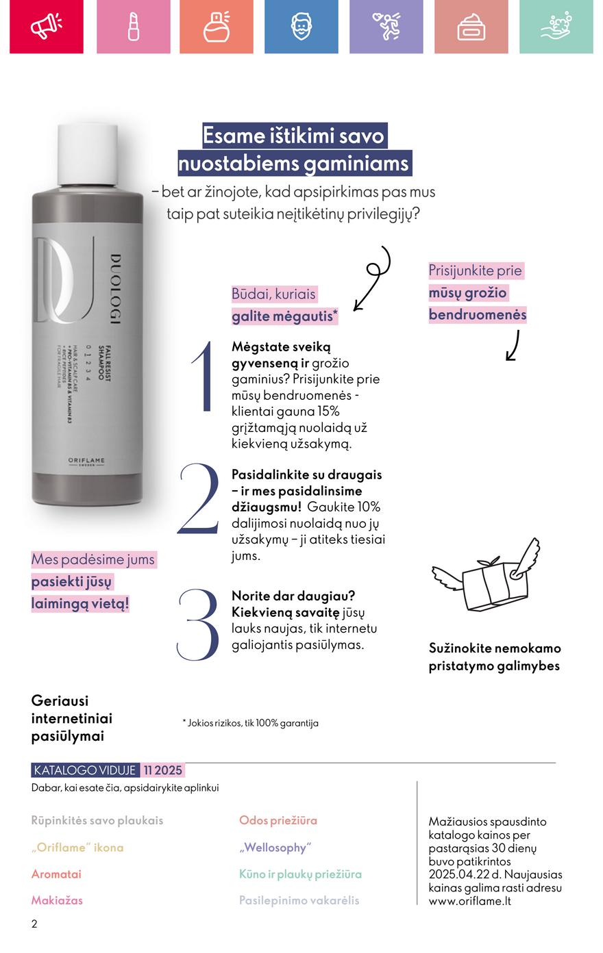Oriflame katalogas akcijos nuo 
  2025-08-03 iki 
  2025-08-23 | Leidinukas.lt puslapis 2