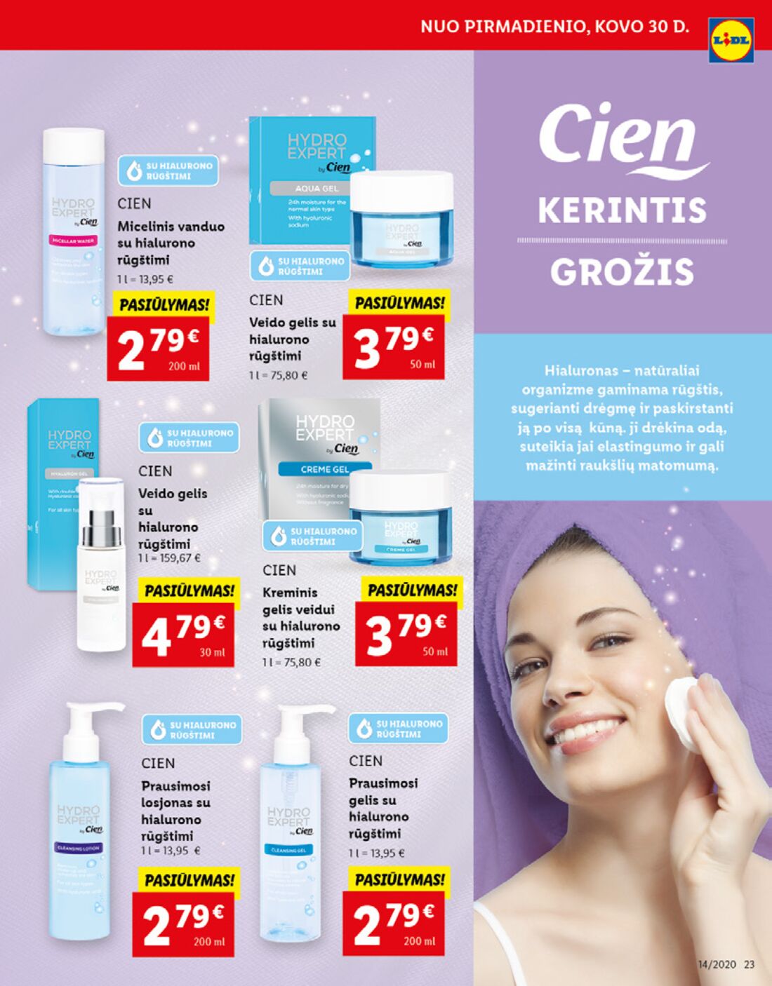 Lidl savaitinis leidinys akcijos nuo 
  2020-03-30 iki 
  2020-04-05 | Leidinukas.lt puslapis 23