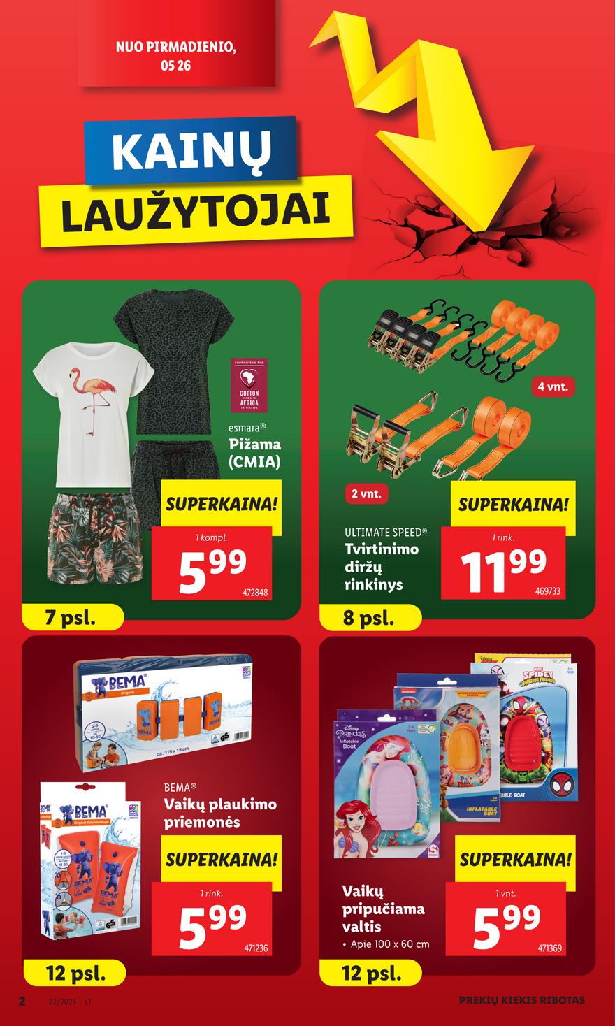 Lidl ne maisto leidinys akcijos nuo 
  2025-05-26 iki 
  2025-06-01 | Leidinukas.lt puslapis 2