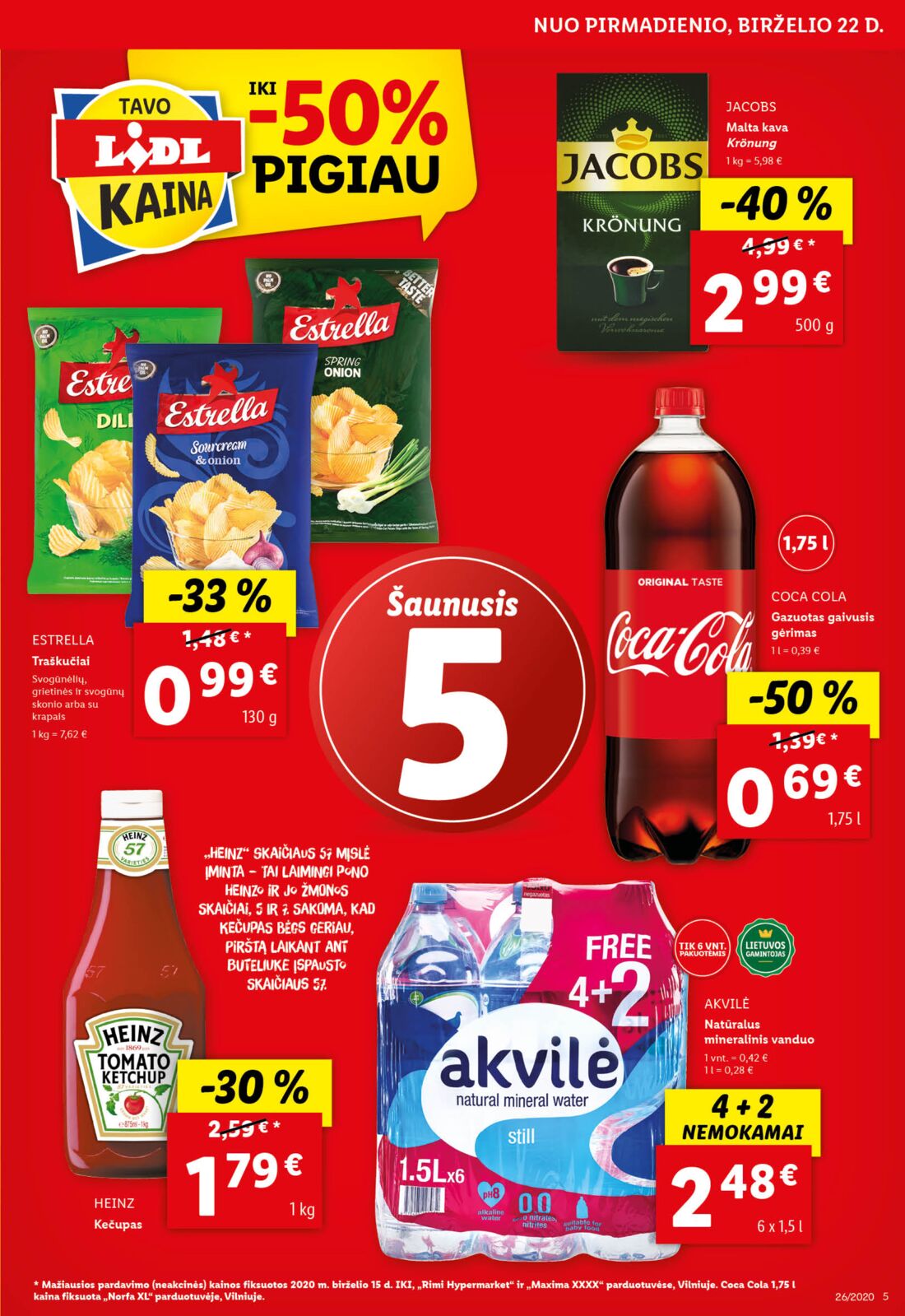 Lidl savaitinis leidinys akcijos nuo 
  2020-06-22 iki 
  2020-06-28 | Leidinukas.lt puslapis 5