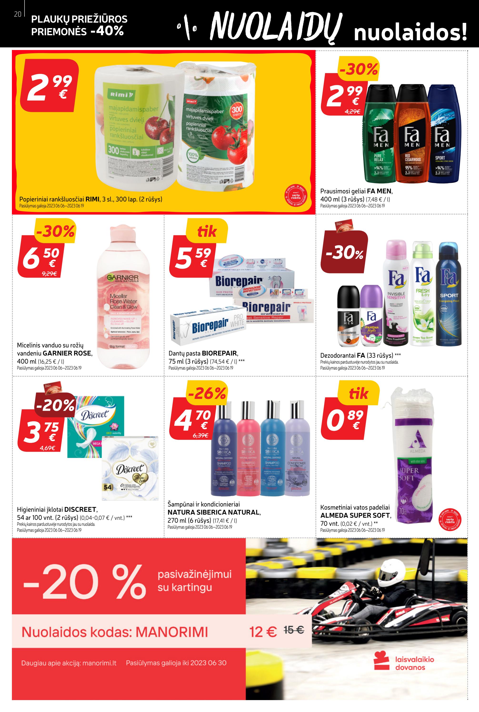 Rimi savaitinis leidinys akcijos nuo 
  2023-06-13 iki 
  2023-06-19 | Leidinukas.lt puslapis 20