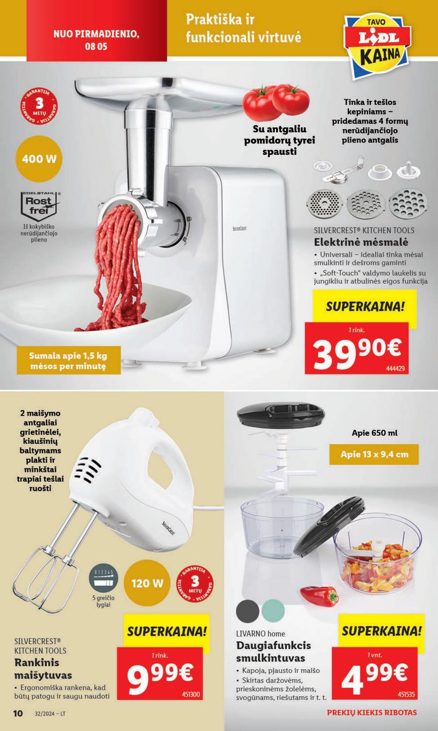 Lidl ne maisto leidinys akcijos nuo 
  2024-08-05 iki 
  2024-08-11 | Leidinukas.lt puslapis 10