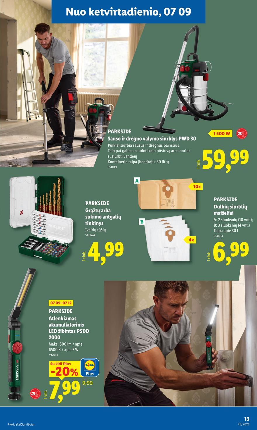 Lidl leidinys akcijos nuo 
  2026-07-06 iki 
  2026-07-12 | Leidinukas.lt puslapis 13