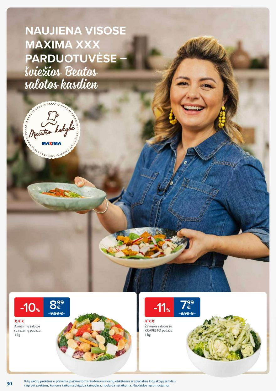 Maxima savaitinis leidinys 40 akcijos nuo 
  2024-10-01 iki 
  2024-10-07 | Leidinukas.lt puslapis 30