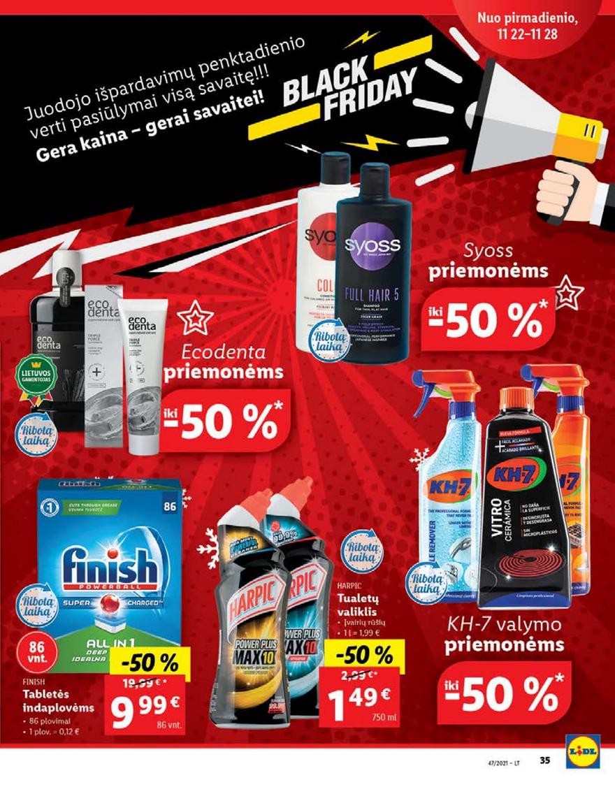 Lidl pasiūlymai akcijos nuo 
  2021-11-22 iki 
  2021-11-28 | Leidinukas.lt puslapis 35