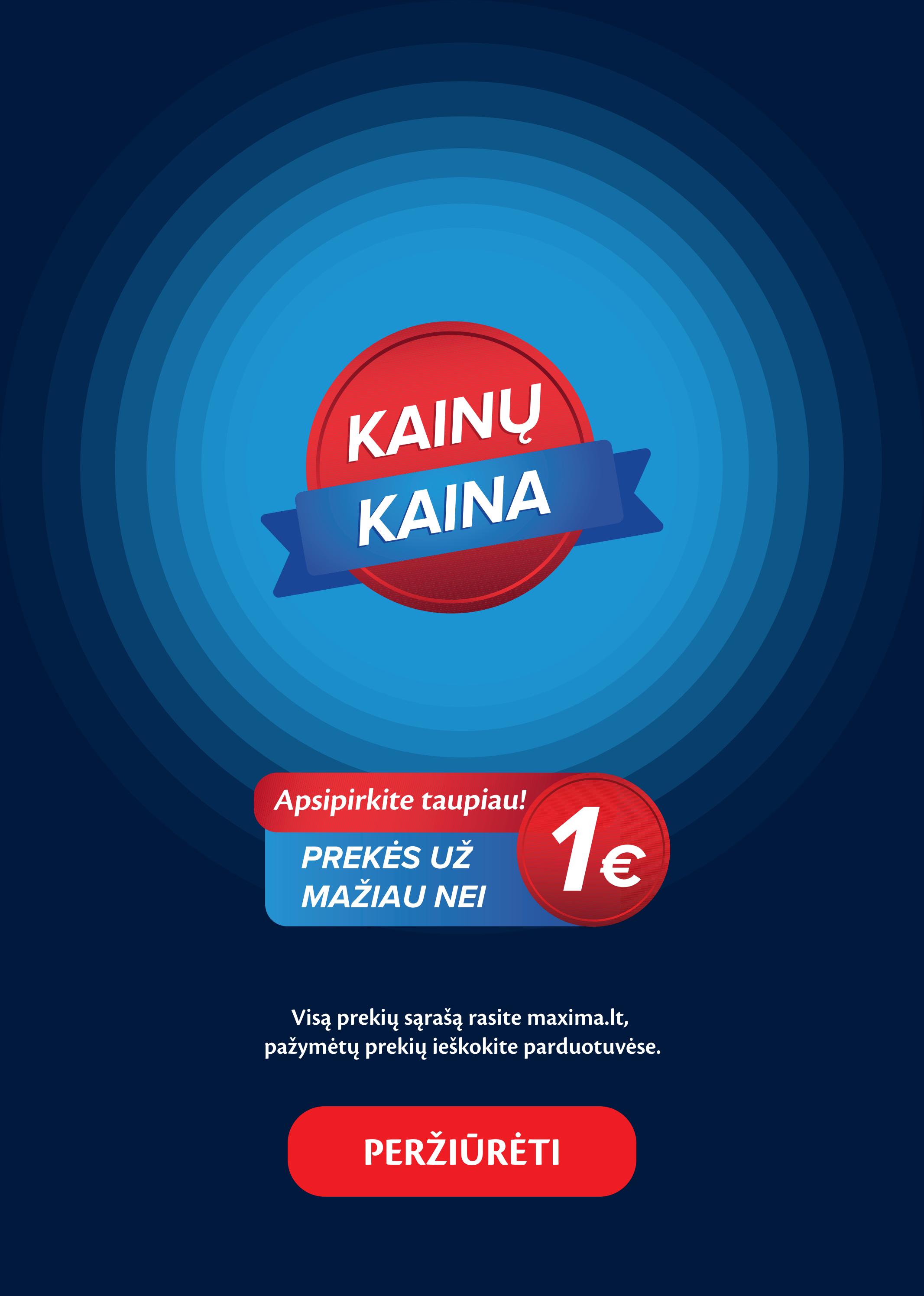 Maxima kaininis leidinys akcijos nuo 
  2023-01-17 iki 
  2023-01-23 | Leidinukas.lt puslapis 33