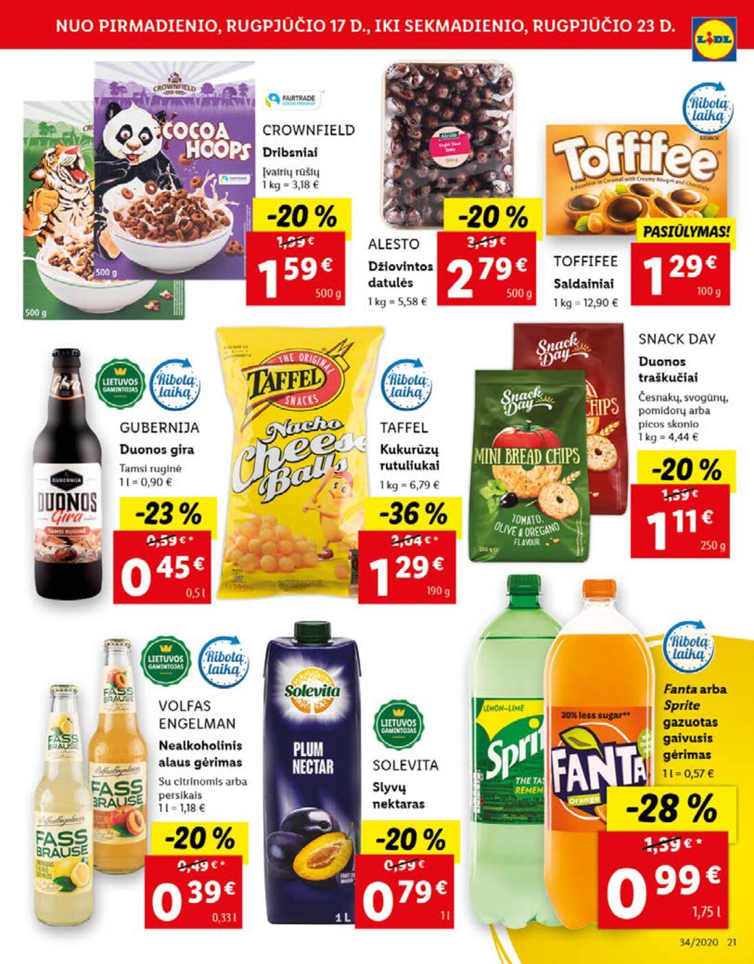 Lidl savaitinis leidinys akcijos nuo 
  2020-08-17 iki 
  2020-08-23 | Leidinukas.lt puslapis 21