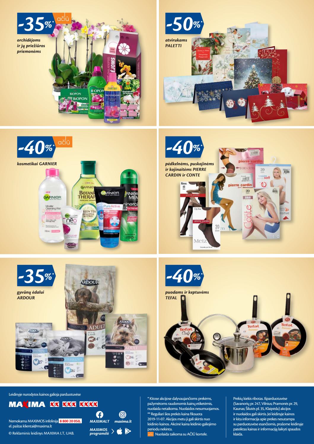 Maxima kaininis leidinys akcijos nuo 
  2019-11-21 iki 
  2019-12-04 | Leidinukas.lt puslapis 24