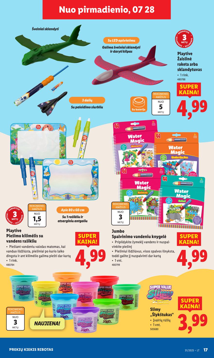 Lidl ne maisto leidinys akcijos nuo 
  2025-07-28 iki 
  2025-08-03 | Leidinukas.lt puslapis 17