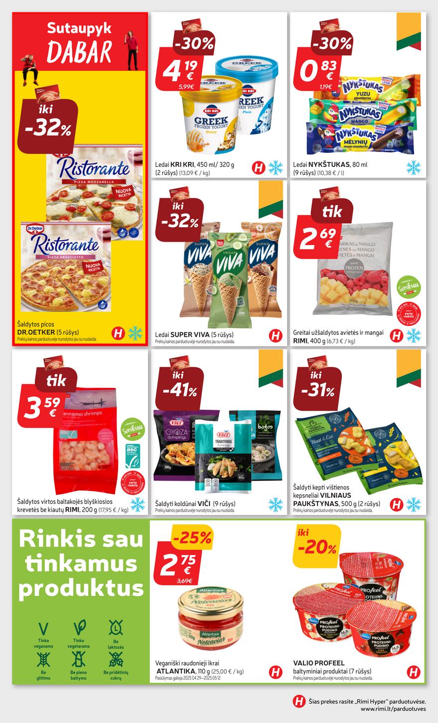 Rimi savaitinis leidinys 12 akcijos nuo 
  2025-04-29 iki 
  2025-05-05 | Leidinukas.lt puslapis 16