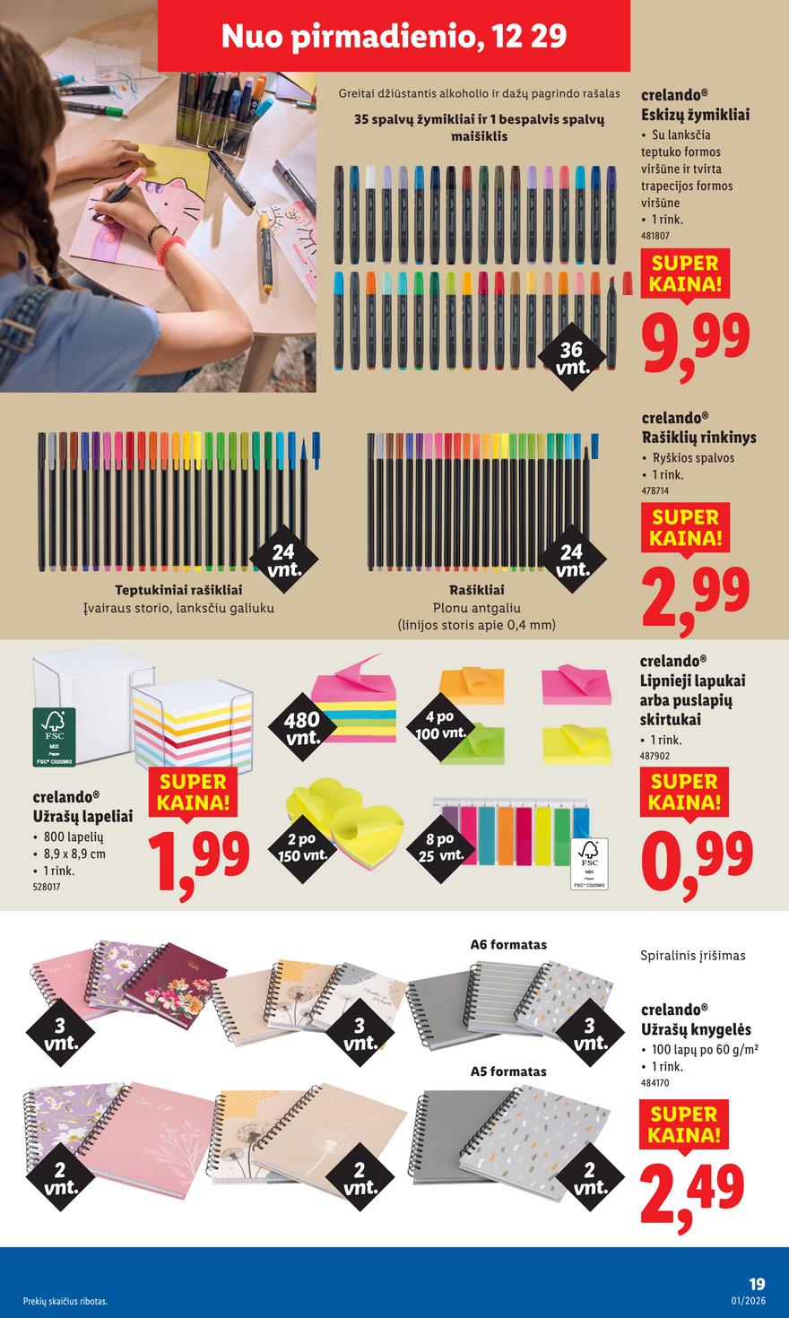 Lidl leidinys akcijos nuo 
  2025-12-29 iki 
  2026-01-04 | Leidinukas.lt puslapis 19