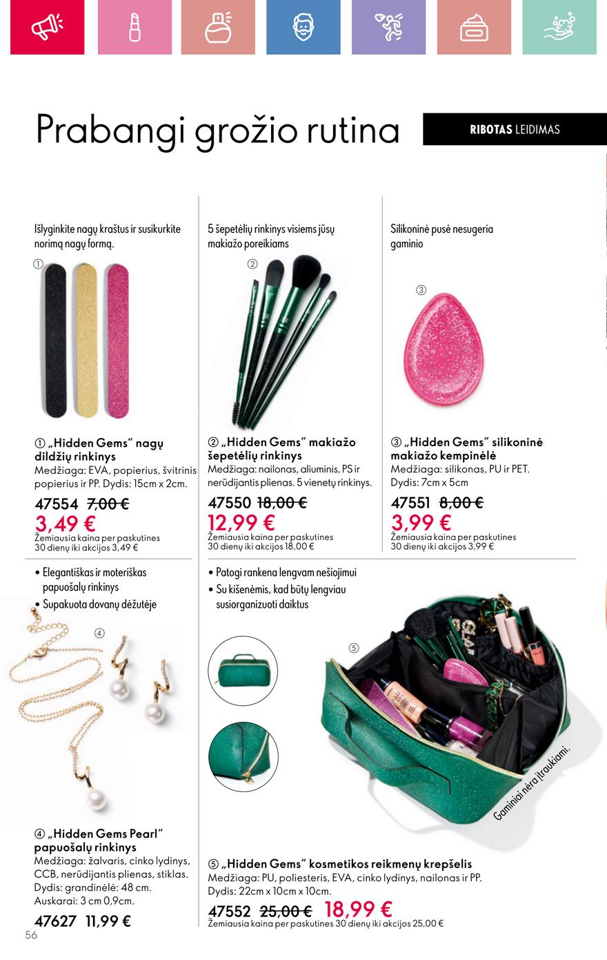 Oriflame katalogas akcijos nuo 
  2025-03-09 iki 
  2025-03-29 | Leidinukas.lt puslapis 56