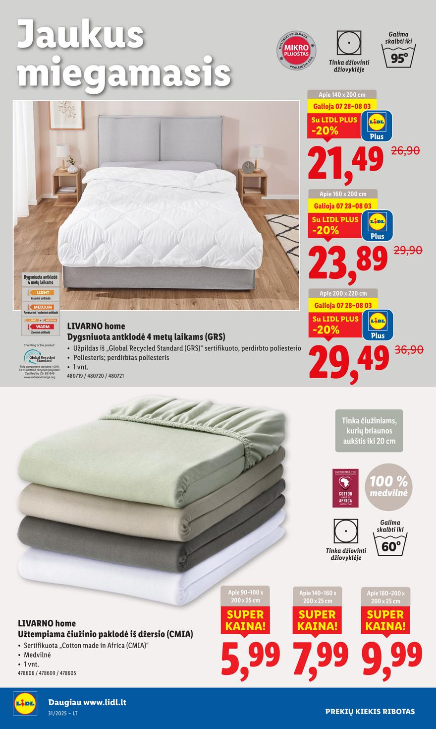 Lidl ne maisto leidinys akcijos nuo 
  2025-07-28 iki 
  2025-08-03 | Leidinukas.lt puslapis 18