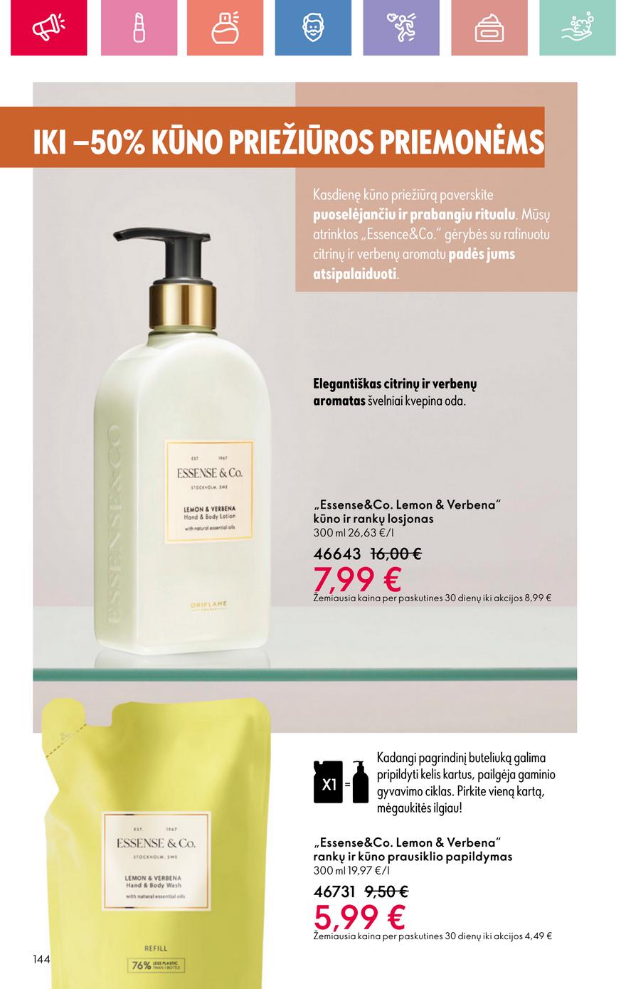 Oriflame katalogas akcijos nuo 
  2025-08-24 iki 
  2025-09-13 | Leidinukas.lt puslapis 144