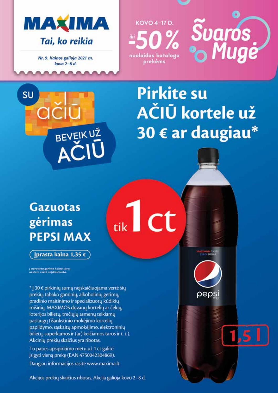 Maxima kaininis leidinys akcijos nuo 
  2021-03-02 iki 
  2021-03-08 | Leidinukas.lt puslapis 1