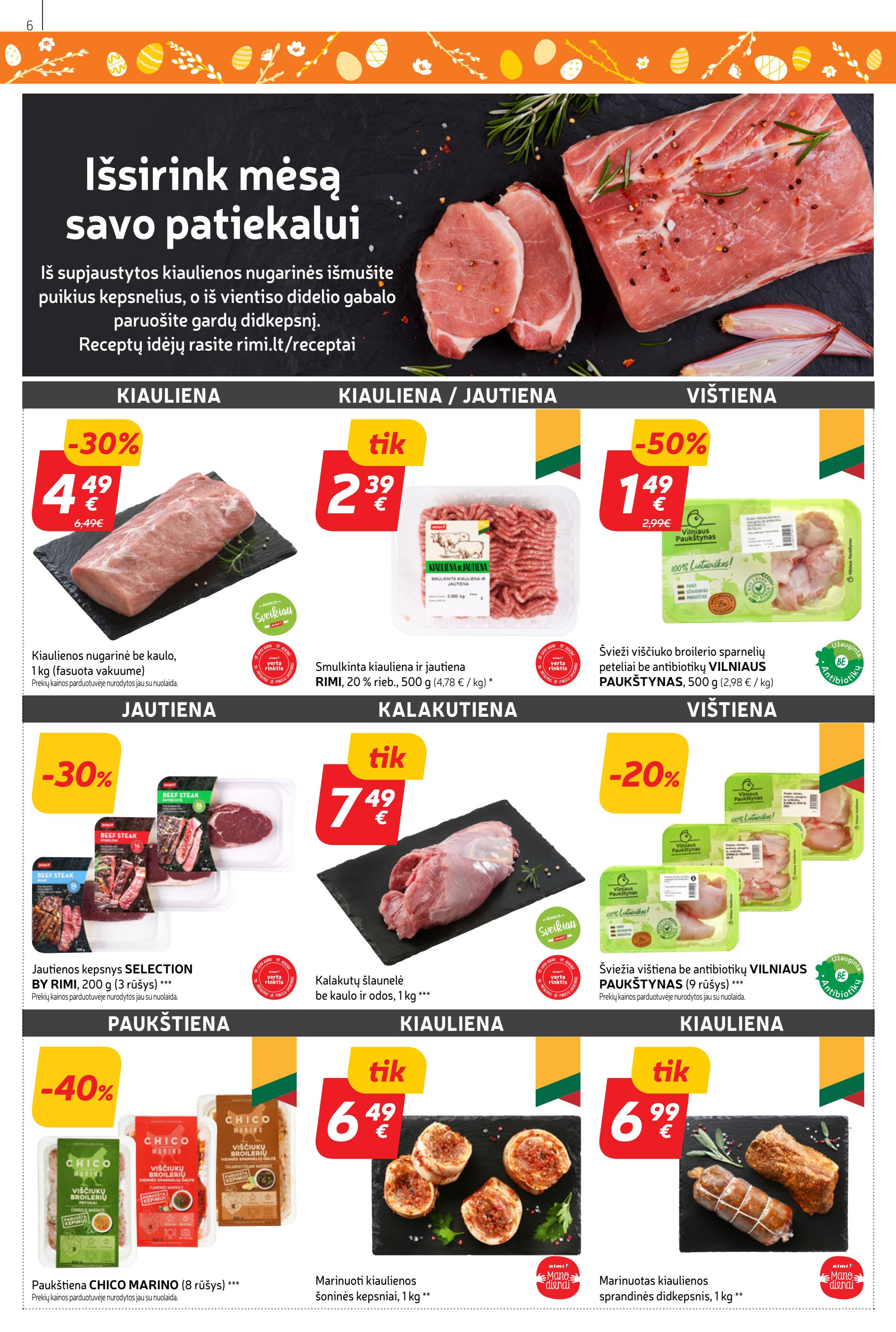 Rimi savaitinis leidinys akcijos nuo 
  2023-03-28 iki 
  2023-04-03 | Leidinukas.lt puslapis 6