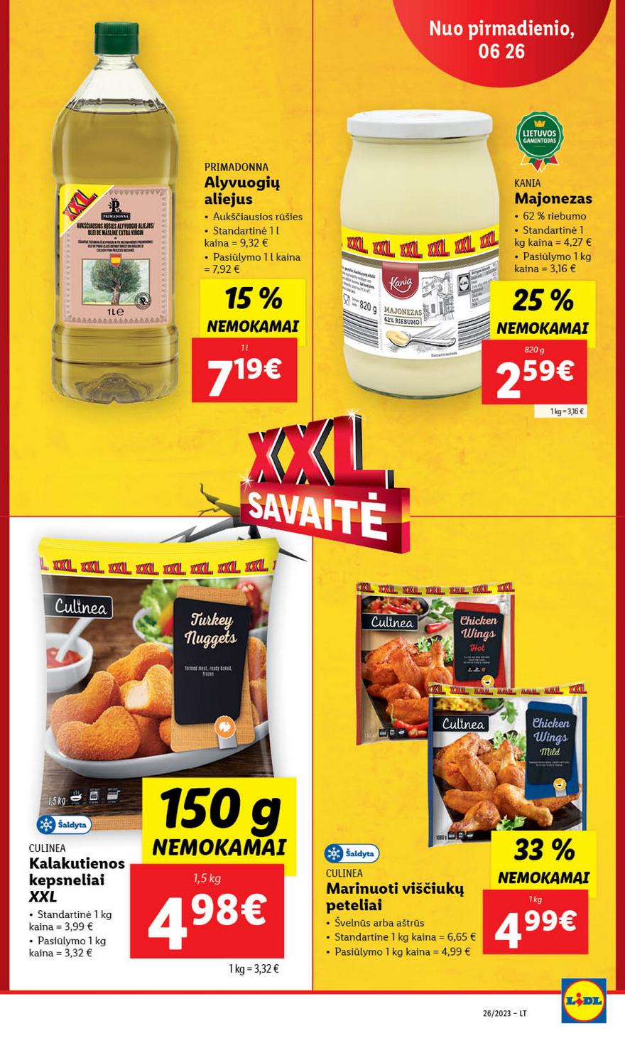 Lidl maisto prekių pasiūlymai akcijos nuo 
  2023-06-26 iki 
  2023-07-02 | Leidinukas.lt puslapis 27