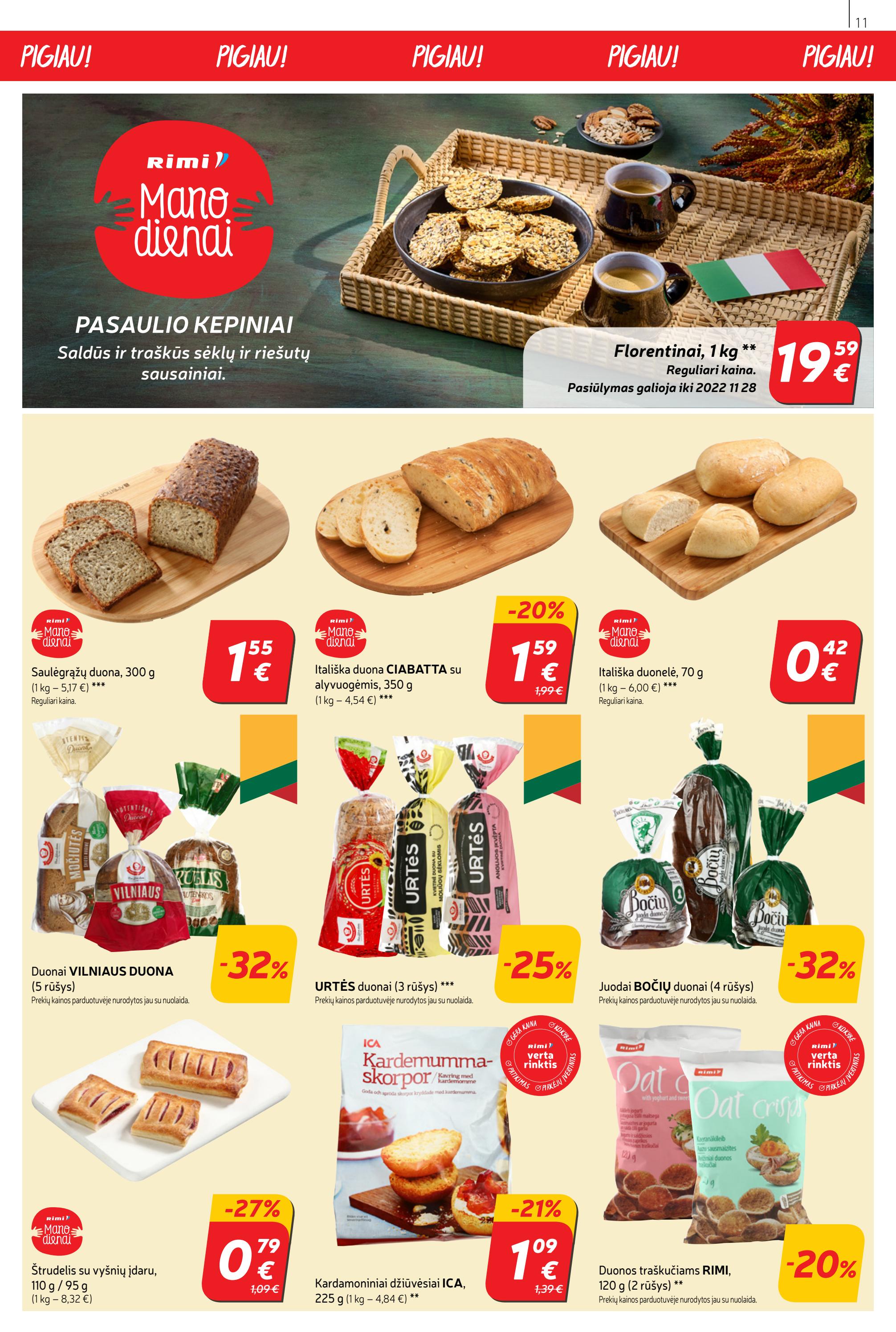Rimi savaitinis leidinys akcijos nuo 
  2022-11-08 iki 
  2022-11-14 | Leidinukas.lt puslapis 11