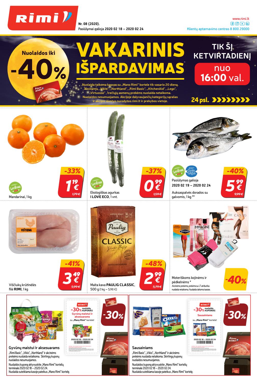 Rimi savaitinis leidinys akcijos nuo 
  2020-02-18 iki 
  2020-02-24 | Leidinukas.lt puslapis 1